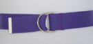 deep purple D-ring web belt