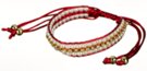rhinestone and mini-pearl slide bracelet