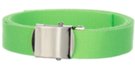 acrylic flash green military belt 6-pack