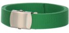 acrylic green military belt 6-pack