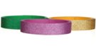 polypro and foil glitter web belt straps
