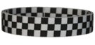 black and white 1-1/4" checkerboard polypro webbing