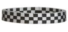 black and white 1" checkerboard polypro webbing