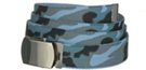 cotton blue camo canvas belt pack