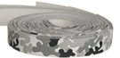 camouflage print on white webbing straps