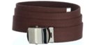 cotton dark brown military belt pack