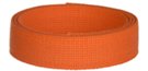 roll of orange cotton webbing