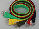 acrylic dee-ring web belts