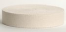 mini-roll of natural color dress weight cotton webbing