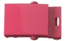 pink enamel finish buckle