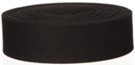roll of 2 inch wide black synthetic cotton webbing