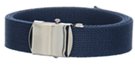 long cotton navy blue military belt pack
