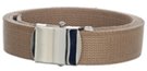 long cotton taupe military belt pack