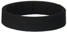 black 1-1/4" acrylic medium heavyweight webbing