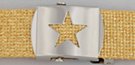 cut-away star nickel polish buckles