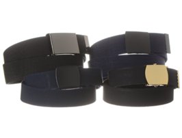 four elastic military web belts