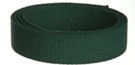 heavy weight hunter green 1-1/4" poly webbing