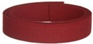 heavy weight red 1-1/4" polyester webbing
