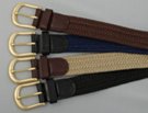 premium braided stretch belts