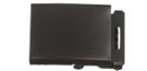 rectangular black military buckle