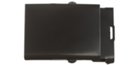 wide rectangular black military buckle