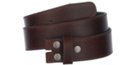 brown textured leather snap buckle belt straps