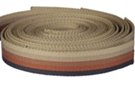 graduated brown webbing straps packet