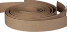 1-1/2" acrylic khaki web belt straps