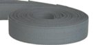 1-1/2" cotton medium gray orange web belt straps
