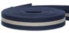 navy blue and white white webbing straps packet