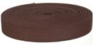 mini-roll of dark brown cotton webbing
