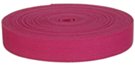 mini-roll of fuchsia cotton webbing
