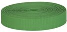mini-roll of green cotton webbing