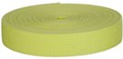 mini-roll of lime green acrylic webbing
