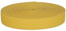 mini-roll of maize yellow cotton webbing