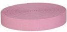 mini-roll of pink cotton webbing