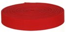 mini-roll of red cotton/acrylic webbing