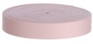 mini-roll of baby pink acrylic webbing