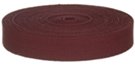 mini-roll of burgandy acrylic webbing