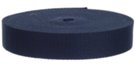 mini-roll of dark navy blue acrylic webbing