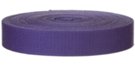 mini-roll of deep purple acrylic webbing