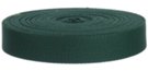 mini-roll of hunter green acrylic webbing