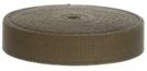 mini-roll of olive drab cotton webbing