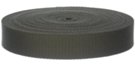 mini-roll of olive green acrylic webbing