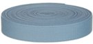 mini-roll of pale blue acrylic webbing