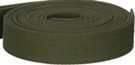 1-1/2" cotton olive green web belt straps