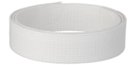 white 1-1/2" pure cotton webbing