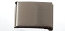 wide antique silver flip-top buckle