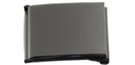 wide dark pewter flip-top buckle