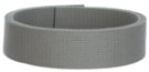 medium gray 1-1/2" acrylic webbing
